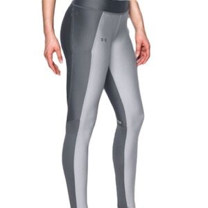 Under Armour Compression Drawstring Two Gray Tones, Pocket  Leggings XL